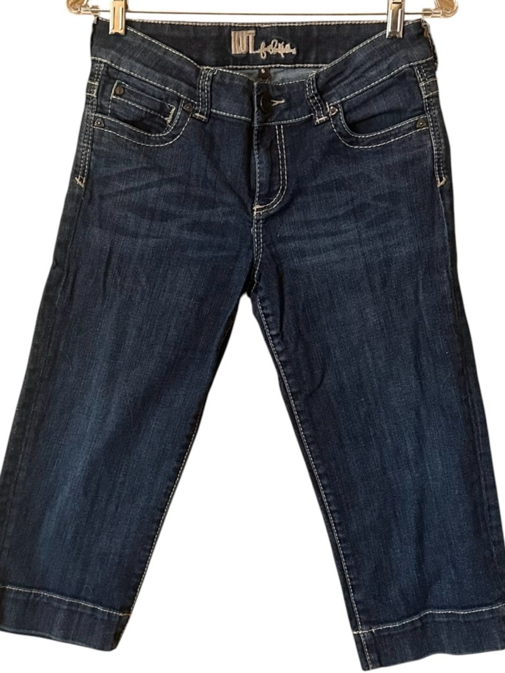 Kut From the Kloth Dark Wash Cropped Jeans